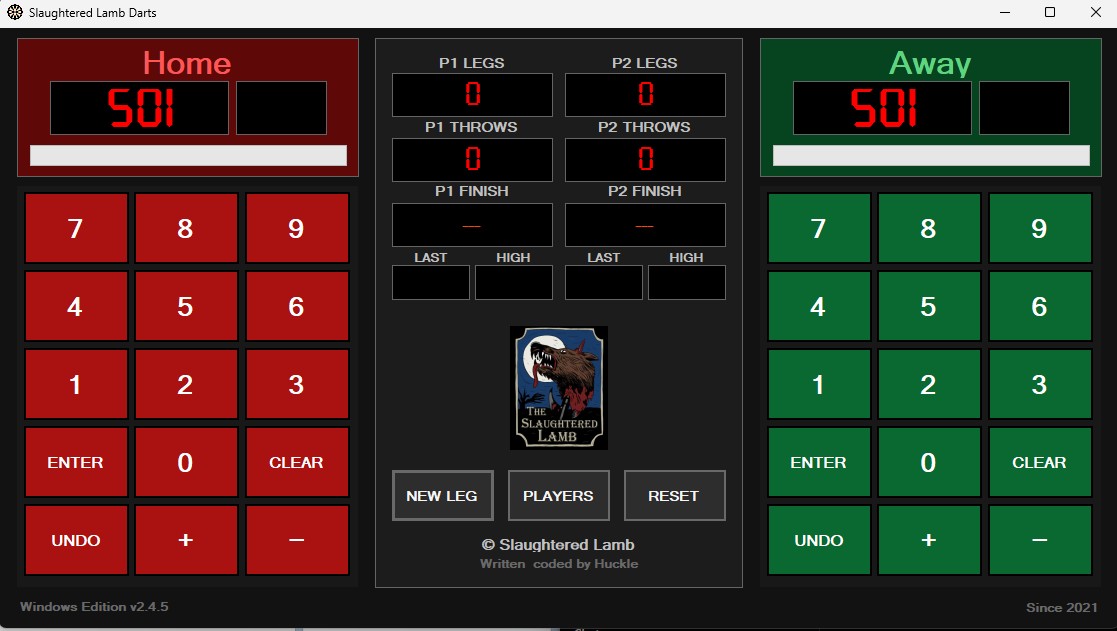 Slaughtered Lamb Darts Windows version