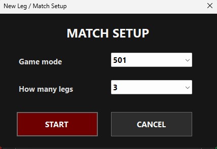 Windows match setup